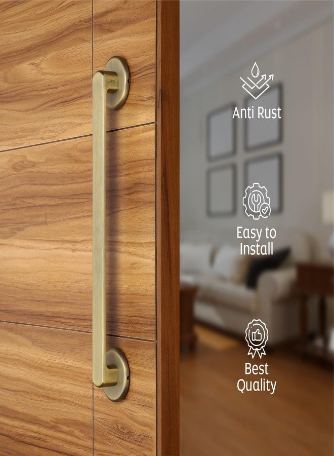 LAPO مقبض باب لابو بولو للباب الرئيسي | مقبض باب رئيسي | مقبض باب | سبيكة زنك (14 بوصة - عبوة من قطعة واحدة) تشطيب عتيق | ضمان 3 سنوات، مقبض سحب - Image 5